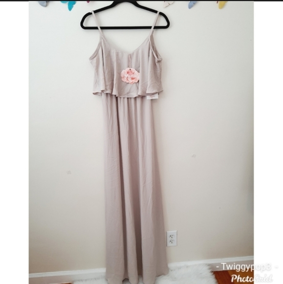 🌿 Show Me Your Mumu Caitlin Ruffle Maxi Dress - Picture 2 of 11